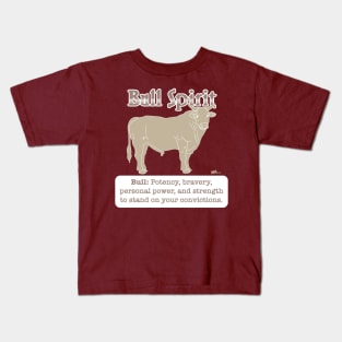 Spirit Animal-Bull Kids T-Shirt